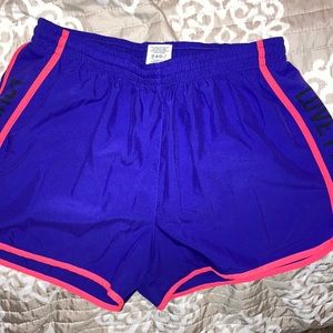 Pink athletic shorts
